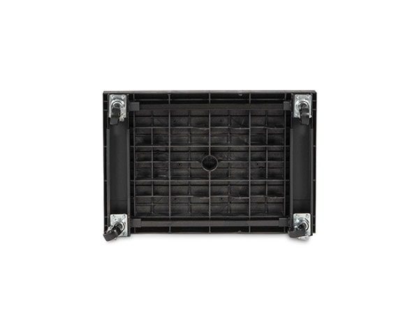 underside view of plastic Solid Top Mobile Platform 36x24
