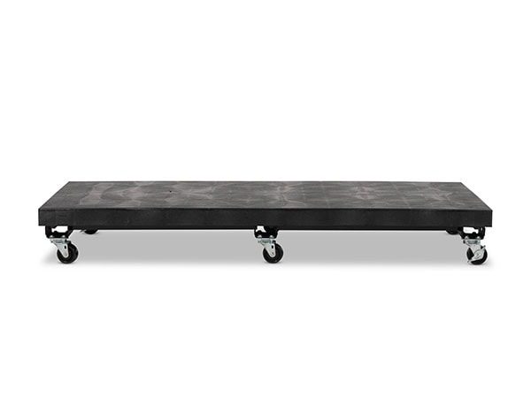 front view of plastic Solid Top Mobile Platform 66x24