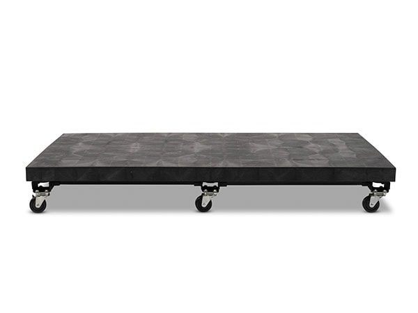 front view of plastic Solid Top Mobile Platform 66x36
