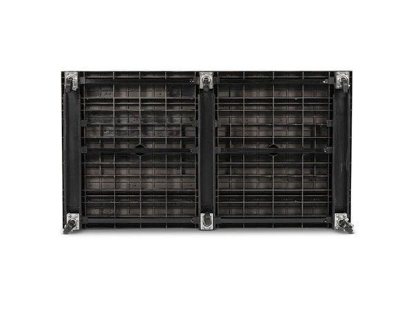 underside view of plastic Solid Top Mobile Platform 66x36