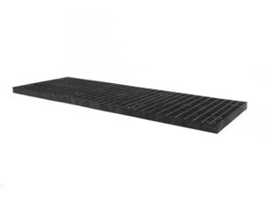 side view of plastic 96x36 Grid Top