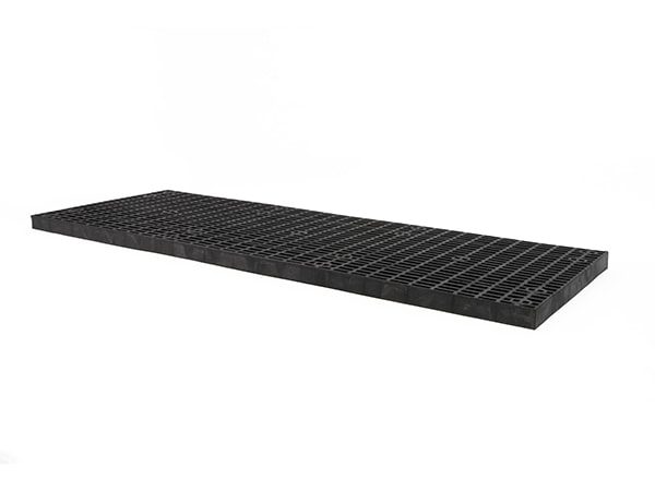 side view of plastic 96x36 Grid Top