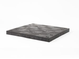side view of plastic 36x36 Solid D-Socket