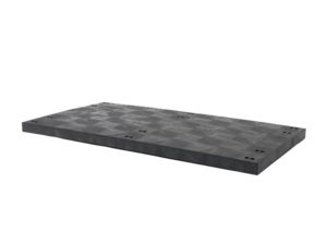 side view of plastic 66x36 Solid D-Socket