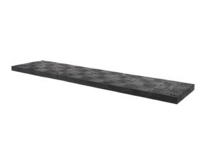 side view of plastic 96x24 Solid D-Socket