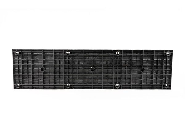underside view of plastic 96x24 Solid D-Socket
