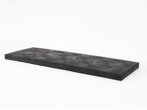 side view of plastic 66x24 Solid Top
