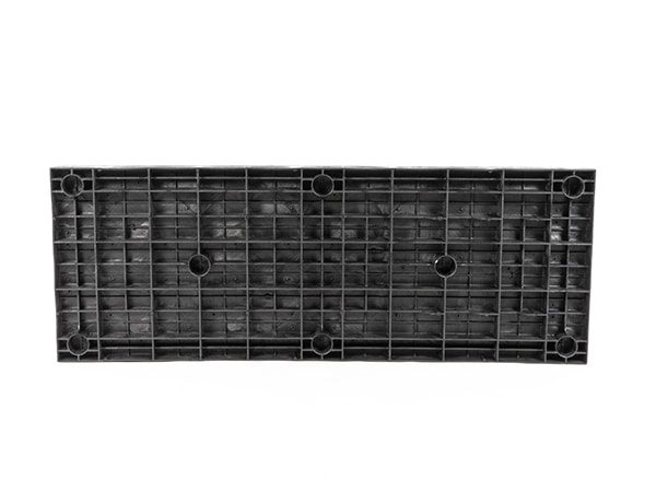 underside view of plastic 66x24 Solid Top