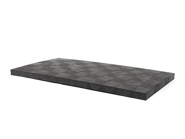 side view of plastic 66x36 Solid Top