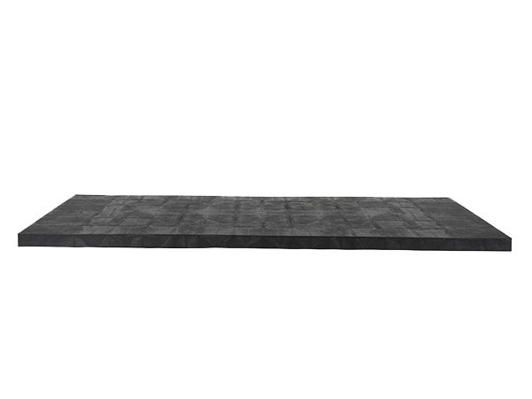 front view of plastic 96x36 Solid Top