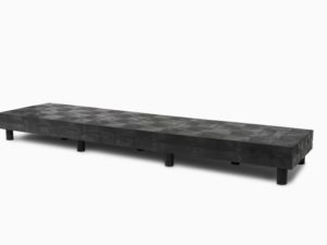 96x24 Solid Top Platform Raised Double Stack