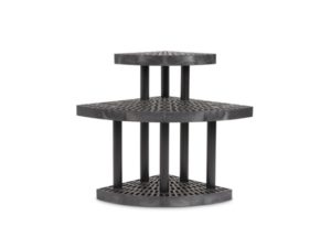 Two Tier Quarter Round Display
