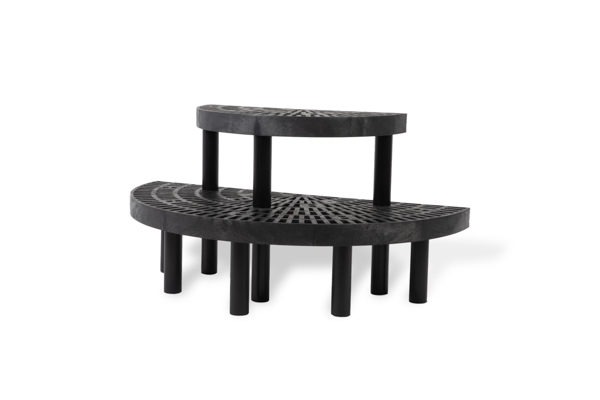48-inch Two Teir Half Round Endcap