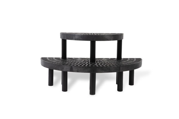 48-inch Two Teir Half Round Endcap