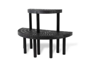 48-inch Two Tier Half Round Endcap