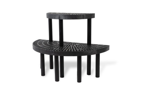 48-inch Two Tier Half Round Endcap