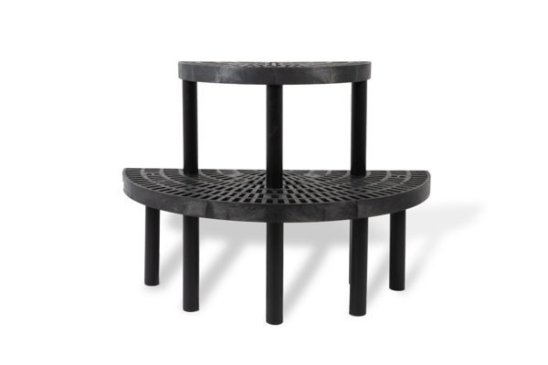48-inch Two Tier Half Round Endcap