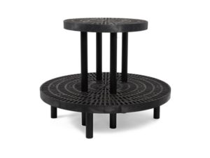 Raised Two Tier Round