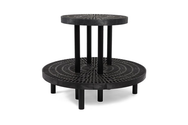 Raised Two Tier Round