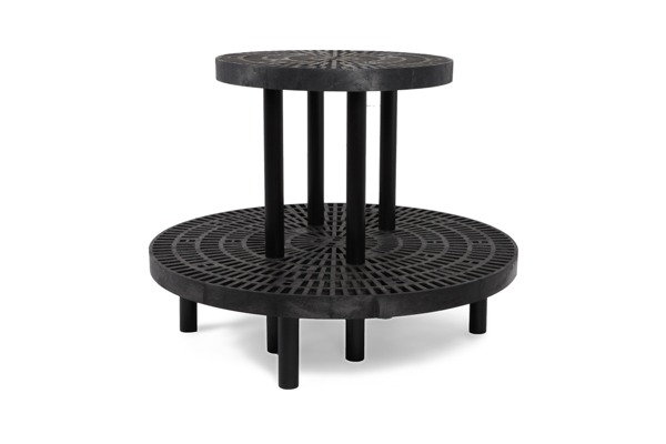 Raised Two Tier Round