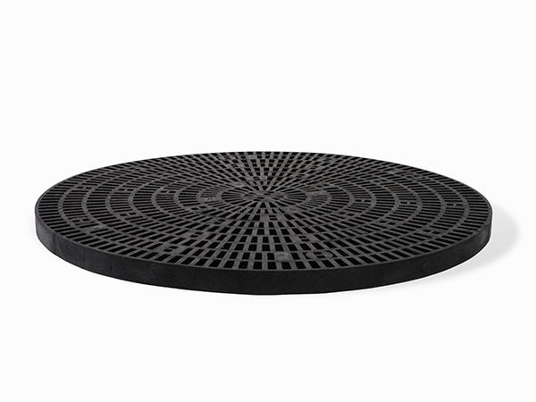 front view of plastic 60-inch Round Panel