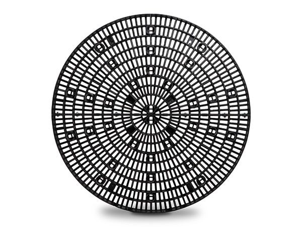 top view of plastic 60-inch Round Panel