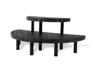 60-inch Two Tier Half Round Endcap