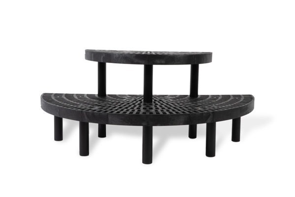 60-inch Two Tier Half Round Endcap