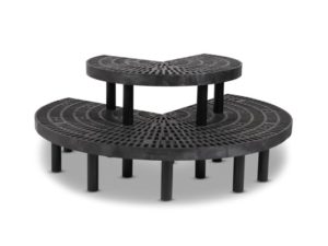 Two Tier Corner Round Display