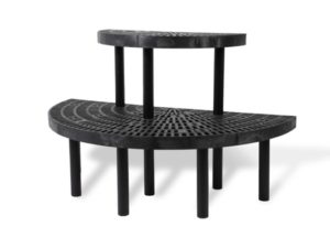 60-inch Two Tier Half Round Endcap 36H