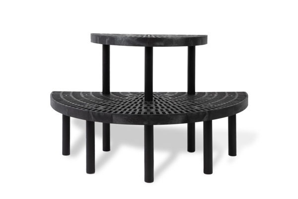 60-inch Two Tier Half Round Endcap 36H
