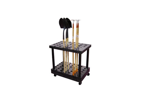 36-inch Long-Handle Merchandising Cart