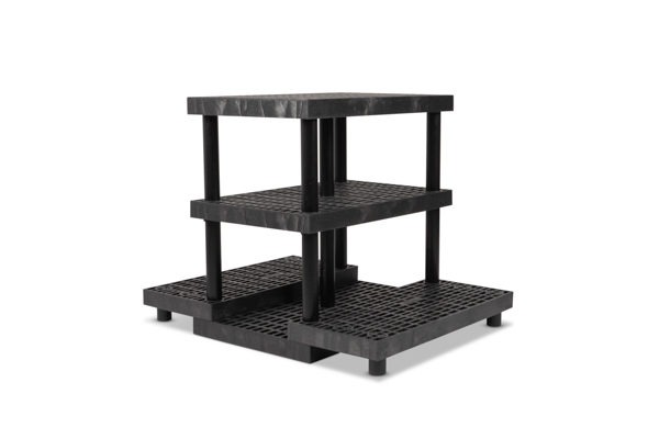 Four Step Narrow Pyramid Display