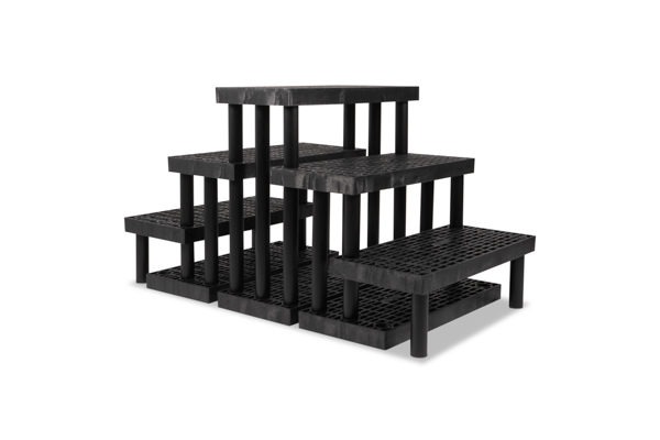 Five Step Heavy Duty Pyamid Display