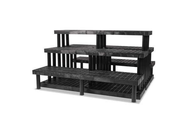 Five Step Heavy Duty Pyramid Display
