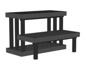 36"W x 28"D x 24"H Two Step Single-Sided Extra Heavy Duty