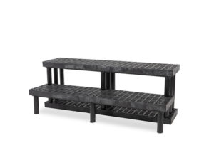 Side view of 66 inch two step single sided extra heavy duty.
