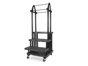 36-inch Three Step Single Sided Plant Hanger Plus Cart