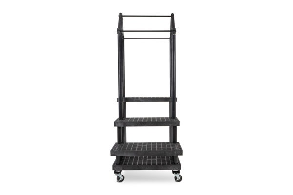 36-inch Three Step Single Sided Plant Hanger Plus Cart
