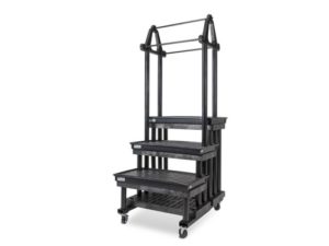 36-inch Three Step Single Sided Plant Hanger WaterBed™ Cart