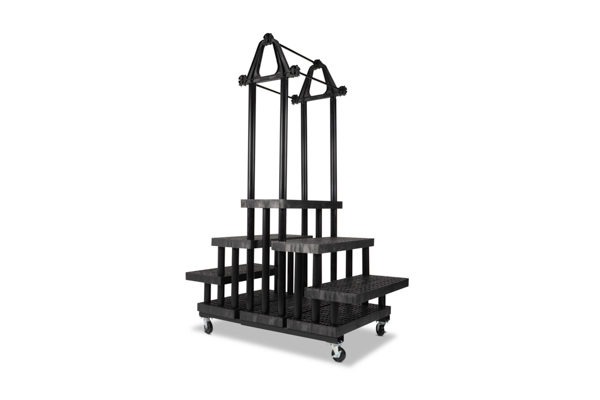 Five Step Plant Hanger Plus Mobile Pyramid