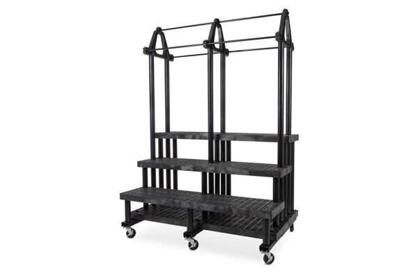 66-inch Three Step Single Sided Plant Hanger Cart
