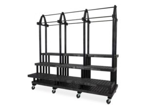 96-inch Three Step Single Sided Plant Hanger Cart