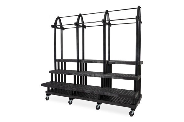 96-inch Three Step Single Sided Plant Hanger Cart