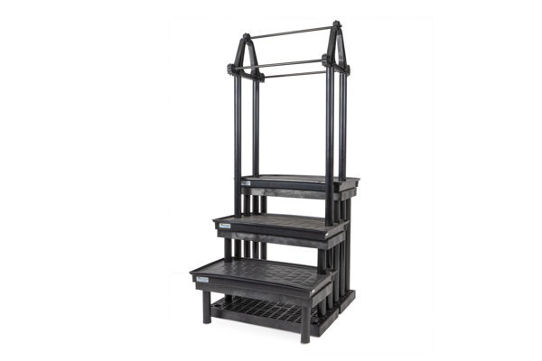 36-inch Three Step Single Sided Plant Hanger Waterbed
