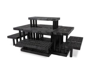 Five Step Pyramid with Two-Tier Endcaps