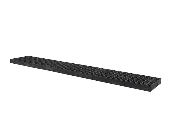 side view of plastic 96x16 Grid Top