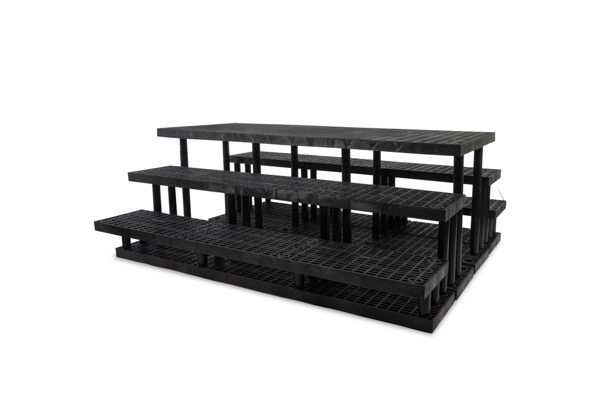 96-inch Five Step Wide Pyramid