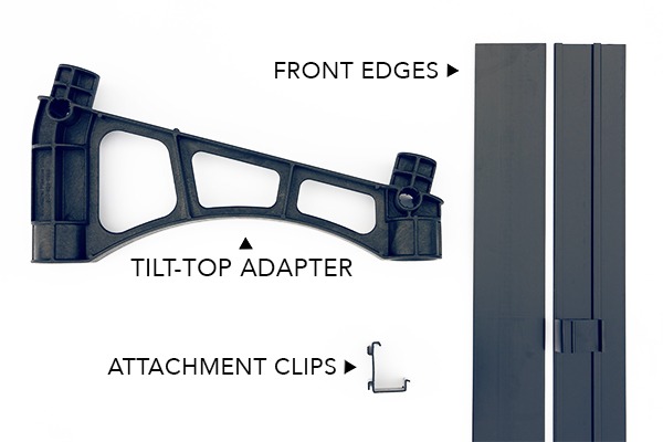 tilt top retrofit kit components